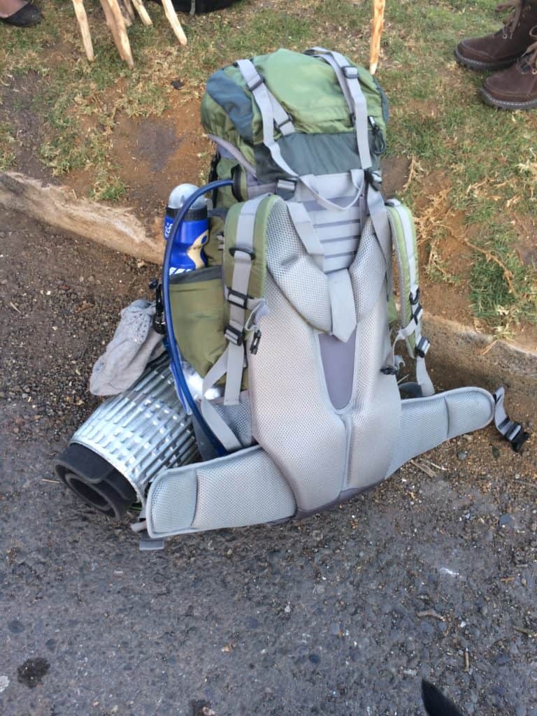 Backpack for overnight