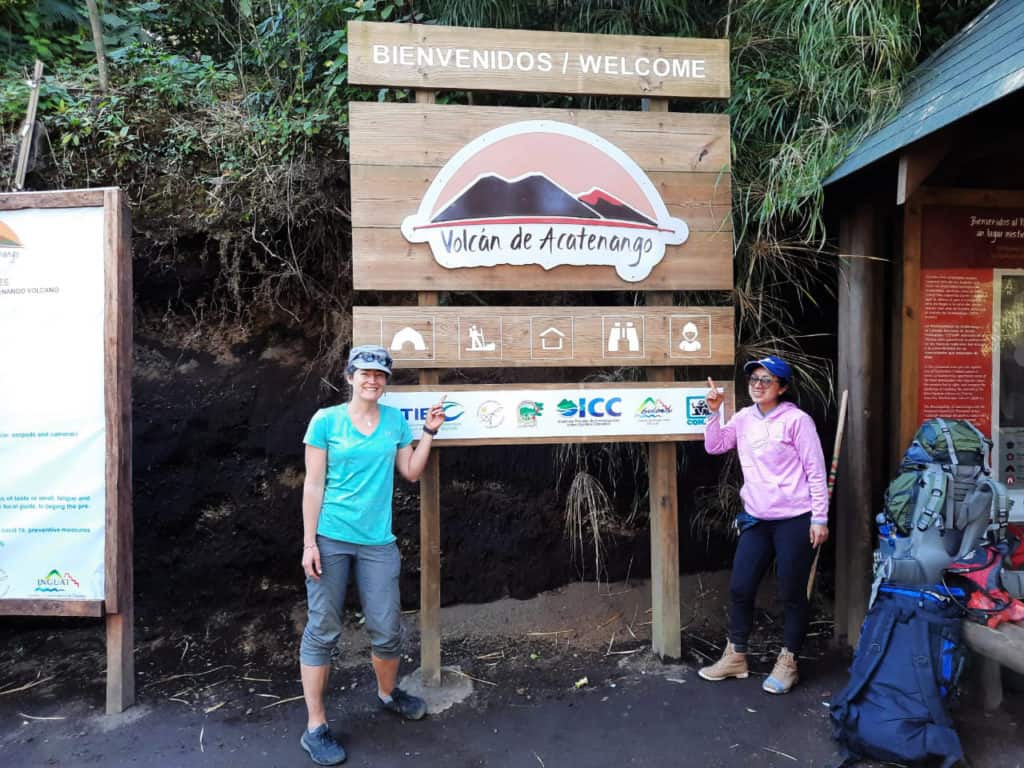 Caminata en el volcán de acatenango