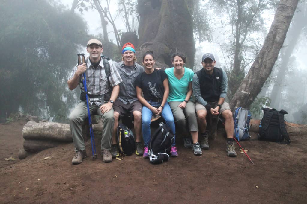 Day hike with friends in February 2020