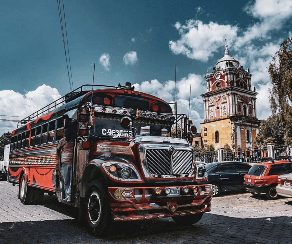 Bus in Sololá