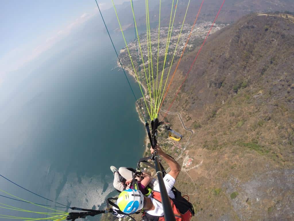 Paragliding over Lake Atitlán - Adventure Things to Do in Lake Atitlán. Photo by Greg Walton