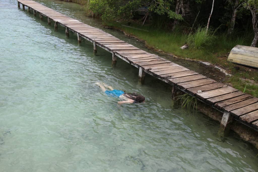 Snorkel en la Laguna Lachuá