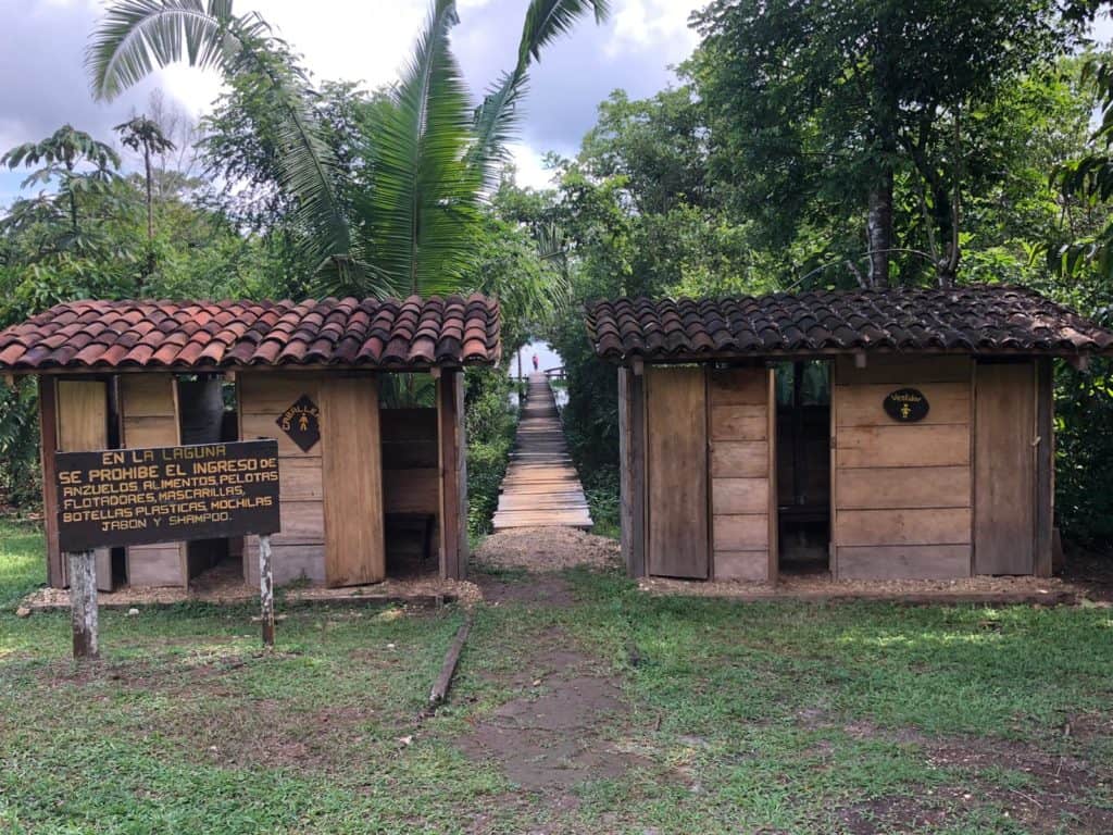 Recreational area at Laguna Lachuá