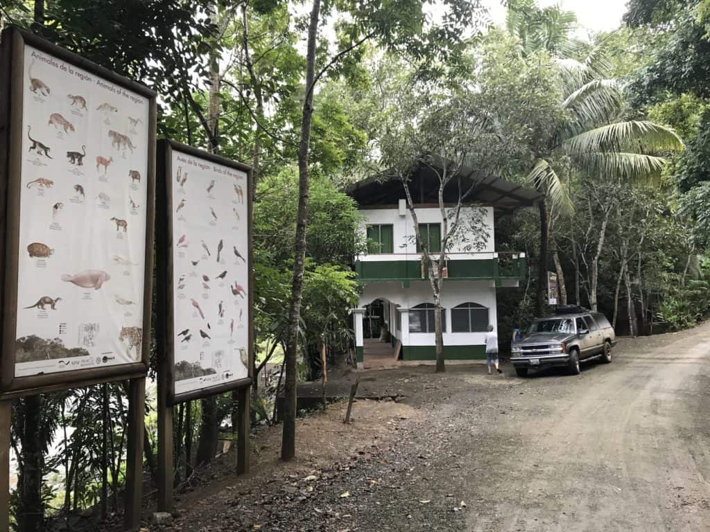 Some of the facilities at Reserva Natural Cañon Seacacar