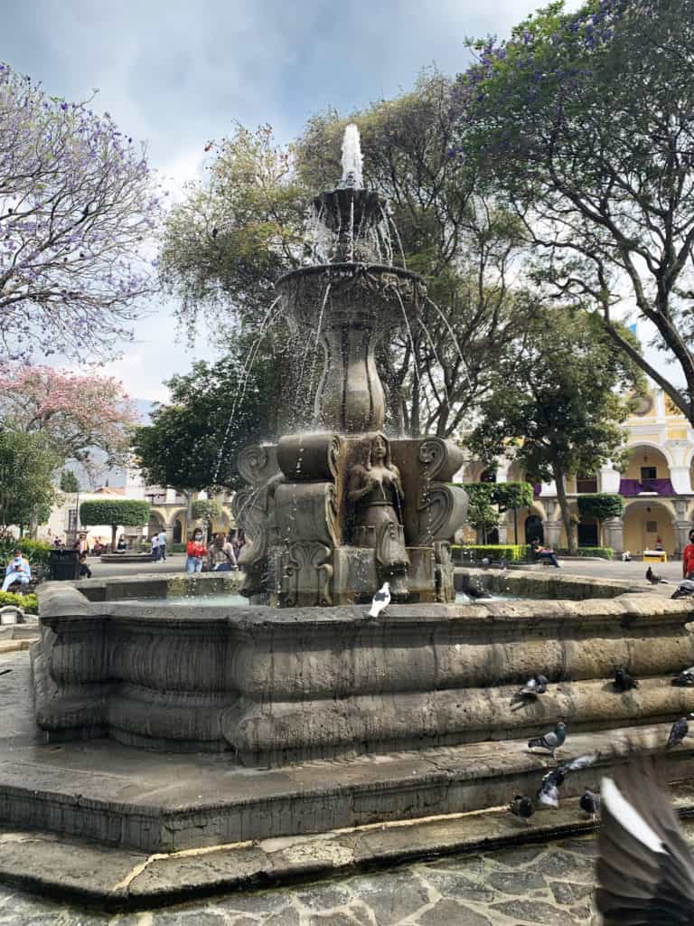spending time in the parque central is a great thing to do in Antigua Guatemala