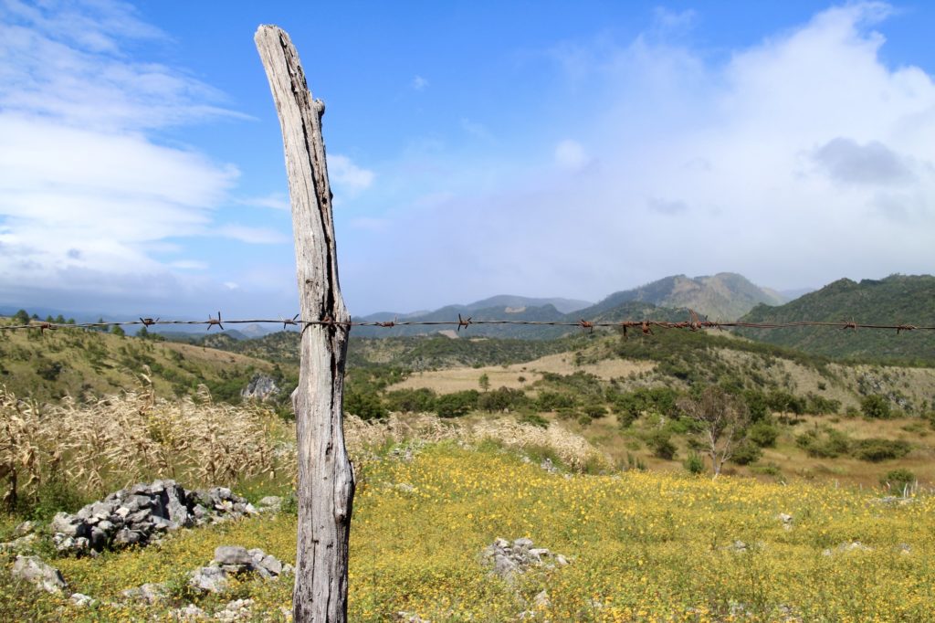 Scenery on the hike in to the Hoyo de Cimarron