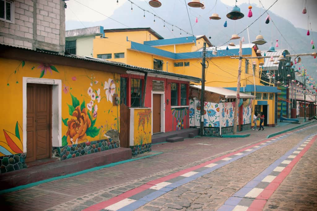 Calle de los Sombreros San Juan La Laguna Guatemala