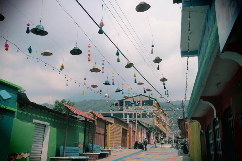 Hanging Sombreros in San Juan La Laguna