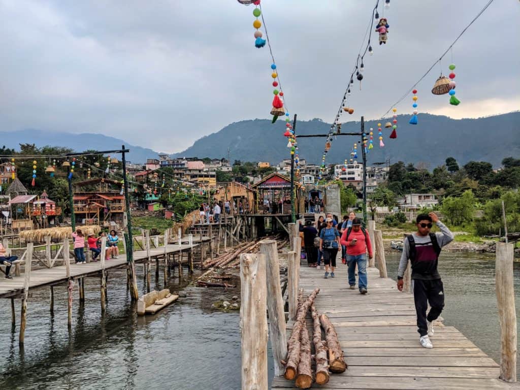 Docks at San Juan La Laguna Guatemala