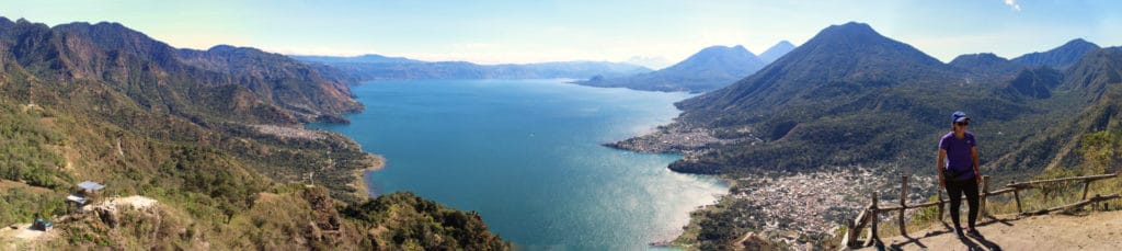 Mirador en el Rostro Maya - Nariz de Indio - sobre San Juan la Laguna