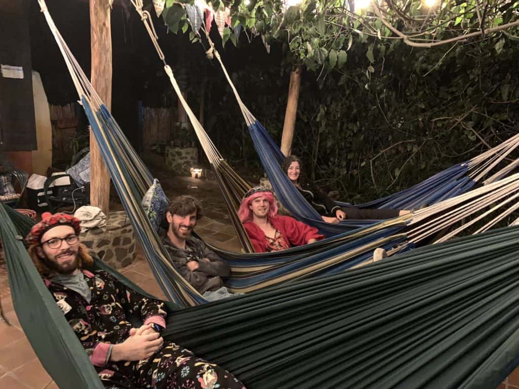 Hammocks at La Iguana Perdida Santa Cruz la Laguna Atitlan