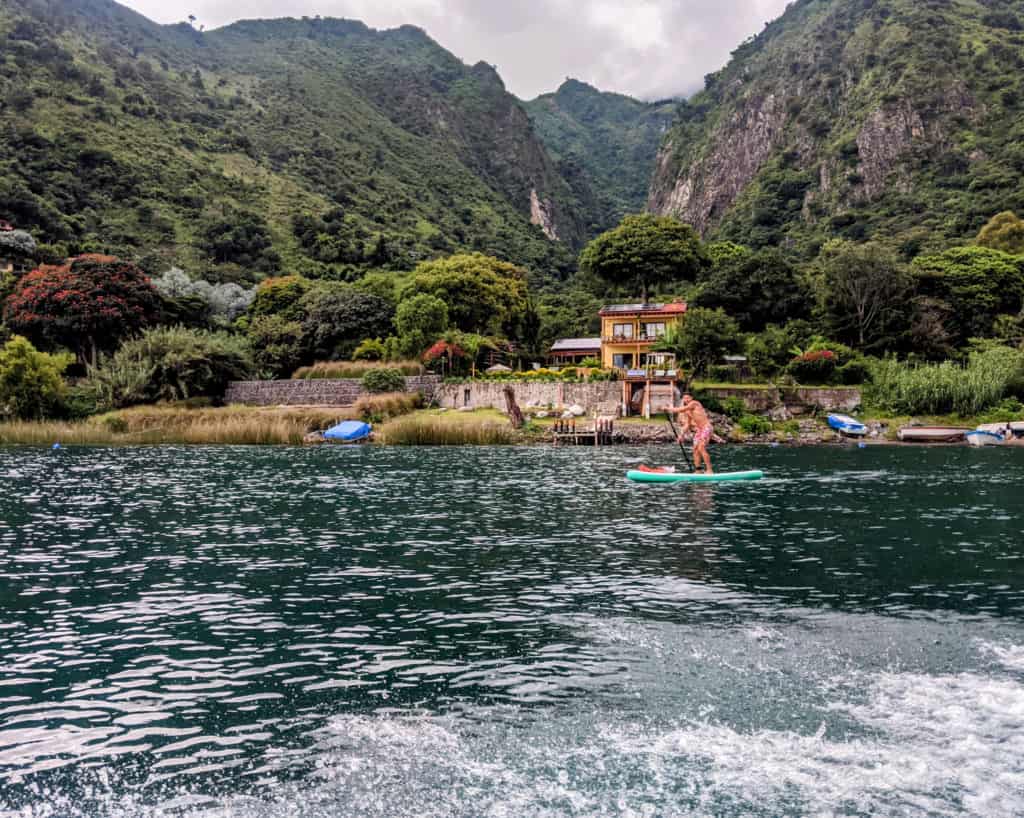 Paddleboard en Santa Cruz la Laguna