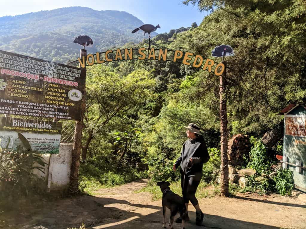 Inicio de la Caminata al Volcán San Pedro