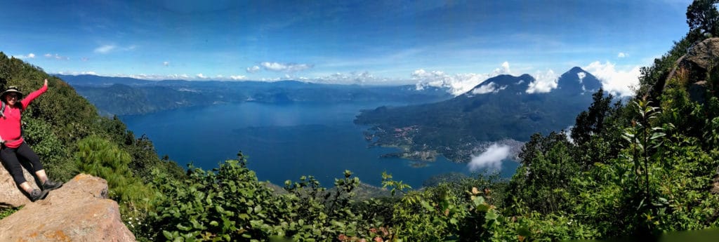 Panorama desde la cima del volcán San Pedro